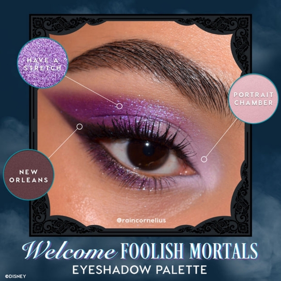ColourPop Welcome Foolish Mortals Eyeshadow Palette Disney Haunted Mansion NEW!! - Picture 3 of 7